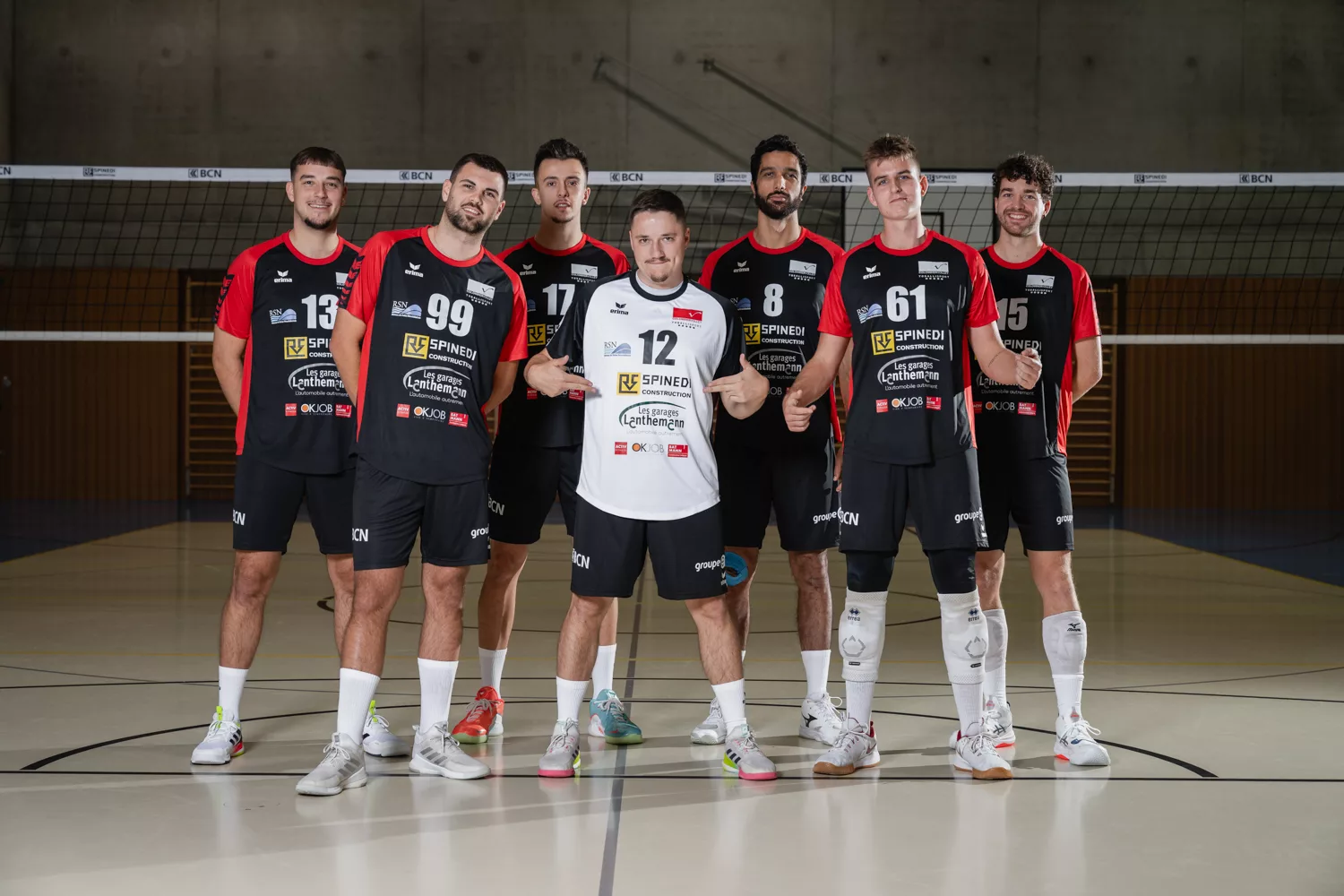 Colombier Volleyball - Portrait des nouveaux joueurs de l'équipe 2025-2026 pour Arcinfo.
